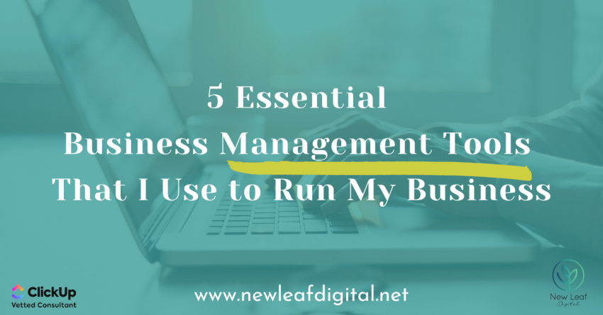 5 Essential Business Management Tools